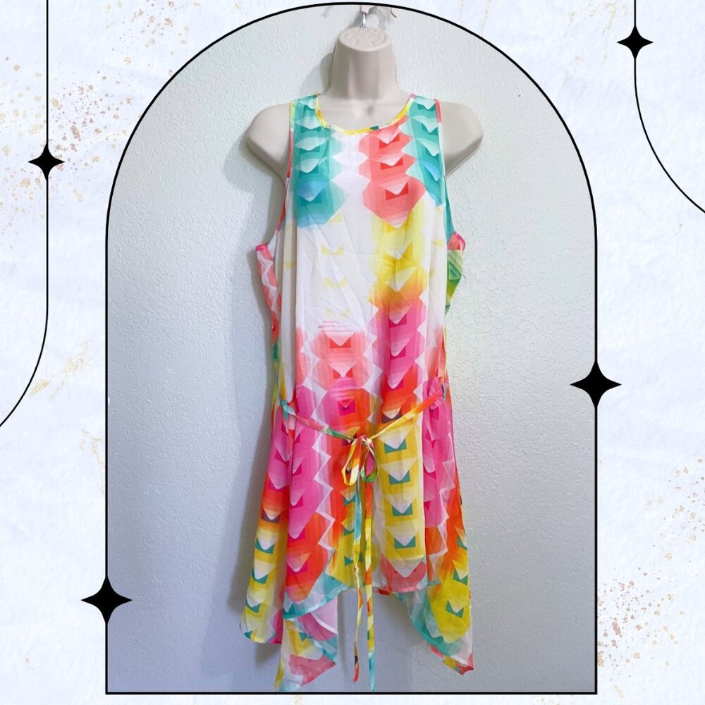 Madison Paige NWT Geometric Print Dress - Size Medium